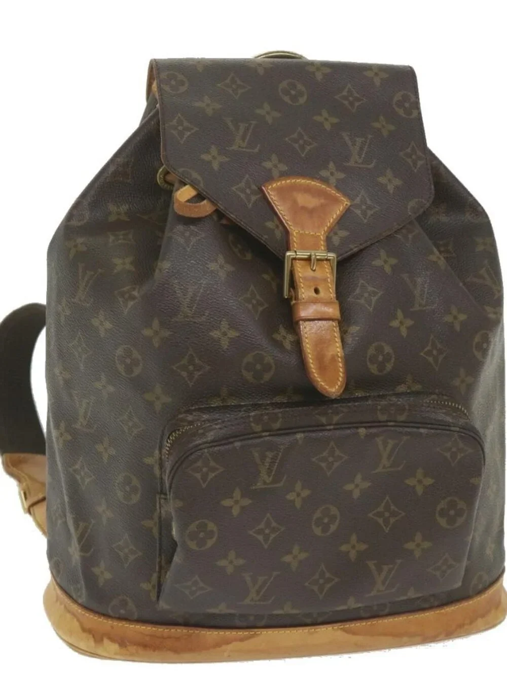 LOUIS VUITTON Monogram Montsouris GM Backpack M51135 LV Auth bh132